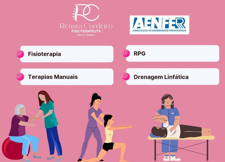Parceria AENFER com a Fisioterapeuta Renata Cordeiro