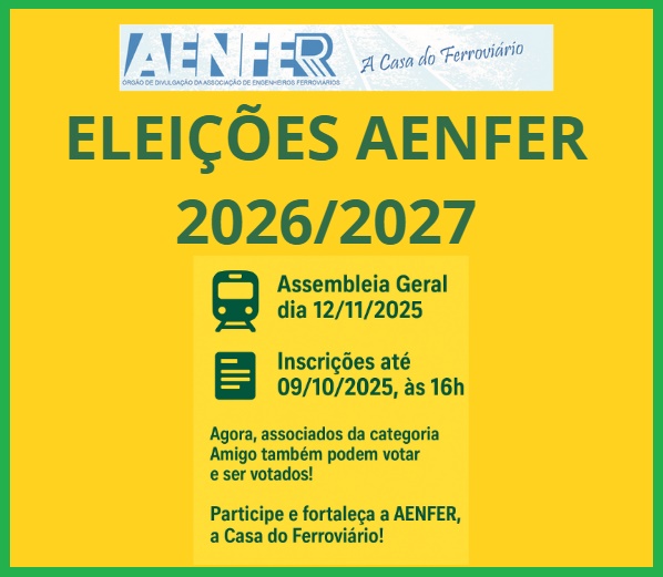 Assembleia Geral Ordinária – Eleições AENFER 2026/2027