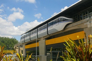 O que pode fazer o monotrilho parar no meio da viagem