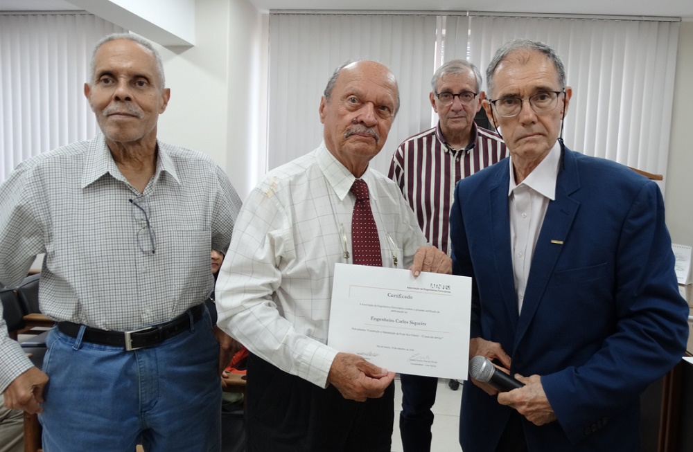 AENFER celebra 69 anos da RFFSA com palestra sobre a Ponte Rio-Niterói